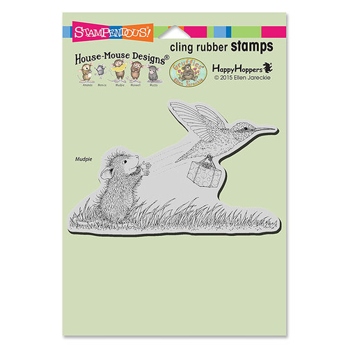 Stampendous - House Mouse Designs - Cling Mounted Rubber Stamps - Carrier Hummer