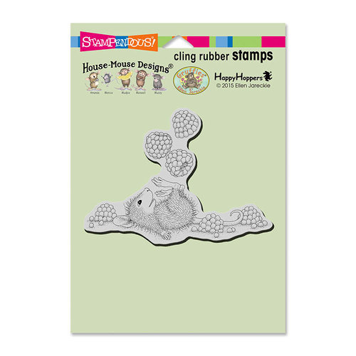 Stampendous - House Mouse Designs - Cling Mounted Rubber Stamps - Juggling Berries