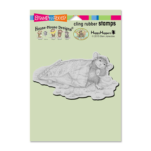 Stampendous - House Mouse Designs - Cling Mounted Rubber Stamps - Cheese Puffs