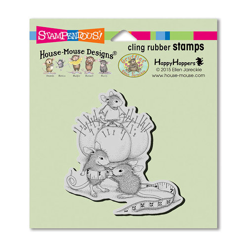 Stampendous - House Mouse Designs - Cling Mounted Rubber Stamps - Tiny Tailor