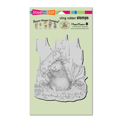 Stampendous - House Mouse Designs - Cling Mounted Rubber Stamps - Soapy Smile