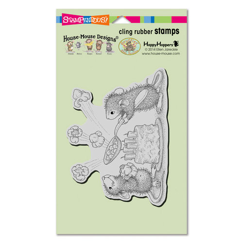 Stampendous - House Mouse Designs - Cling Mounted Rubber Stamps - Popcorn Birthday