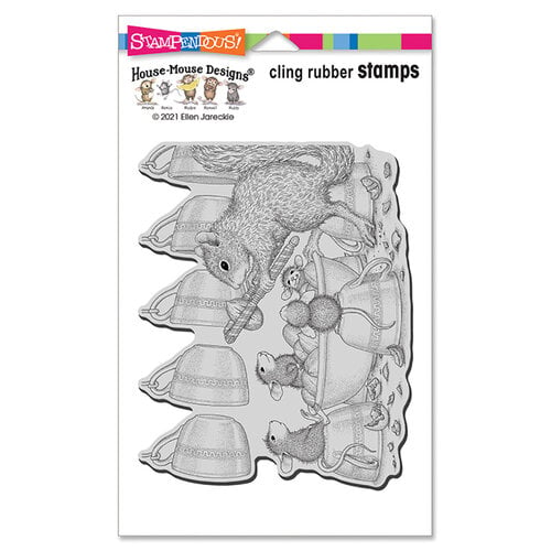 Stampendous - House-Mouse Designs - Cling Mounted Rubber Stamps - Nut Cracker