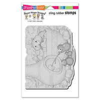 Stampendous - House Mouse Designs - Cling Mounted Rubber Stamps - Chiminea Roast