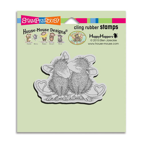 Stampendous - House Mouse Designs - Cling Mounted Rubber Stamps - Valentine Kiss