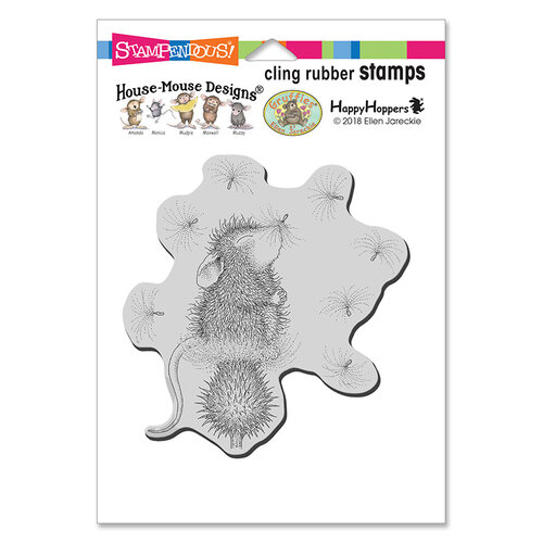 Stampendous - House Mouse Designs - Cling Mounted Rubber Stamps - Thistle Yoga