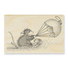 Stampendous - House Mouse Designs - Wood Mounted Stamps - Ornament Sled