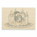 Stampendous - House Mouse Designs - Wood Mounted Stamps - Icing Roses