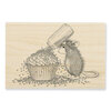 Stampendous - House Mouse Designs - Wood Mounted Stamps - Cupcake Sprinkles