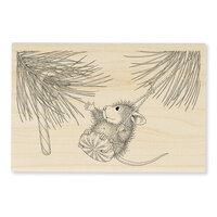Stampendous - Christmas - House Mouse Designs - Wood Mounted Stamps - Mint Swing
