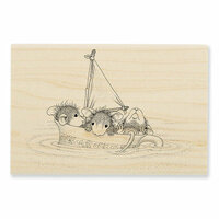 Stampendous - House Mouse Designs - Wood Mounted Stamps - Sail Cup