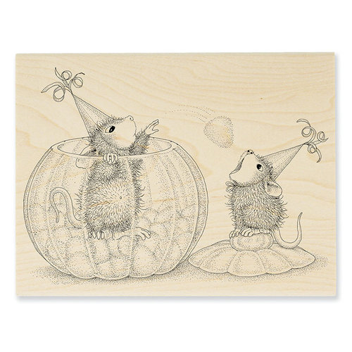 Stampendous - House Mouse Designs - Wood Mounted Stamps - Gumdrop Toss