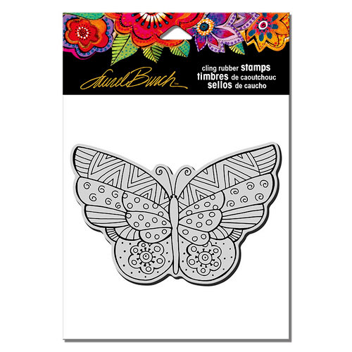 Stampendous - Cling Mounted Rubber Stamps - Flutterbye