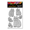 Stampendous - Cling Mounted Rubber Stamps - Indigo Cats