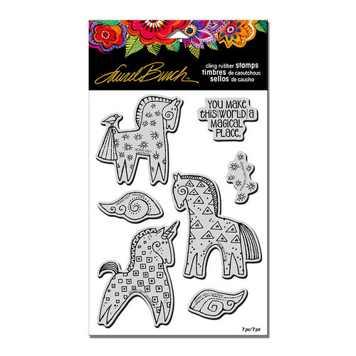Stampendous - Cling Mounted Rubber Stamps - Magical Horses