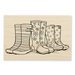 Stampendous - Wood Mounted Stamps - Puddle Boots