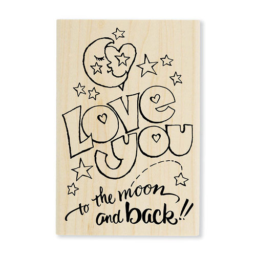 Stampendous - Wood Mounted Stamps - Great Big Love