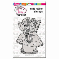 Stampendous - Pink Your Life - Cling Mounted Rubber Stamps - Whisper Birthday
