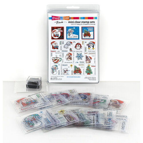 Stampendous - Clear Photopolymer Stamps - Mini Christmas Set
