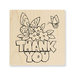 Stampendous - Wood Mounted Stamps - Chunky Thank You