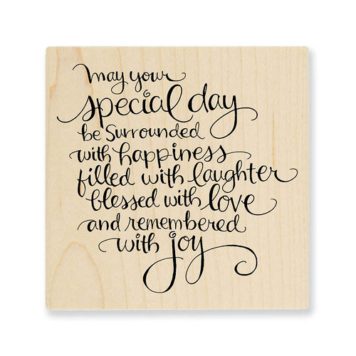 Stampendous - Wood Mounted Stamps - Special Day