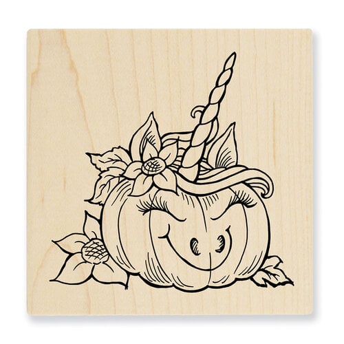 Stampendous - Halloween - Wood Mounted Stamps - Punicorn