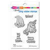 Stampendous - Christmas - Cling Mounted Rubber Stamps - Unicorn Believe