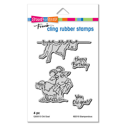 Stampendous - Cling Mounted Rubber Stamps - Old Goat