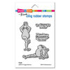 Stampendous - Cling Mounted Rubber Stamps - Froggie Balance