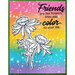 Stampendous - Cling Mounted Rubber Stamps - Daisy Happy