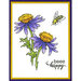 Stampendous - Cling Mounted Rubber Stamps - Daisy Happy