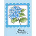 Stampendous - Cling Mounted Rubber Stamps - Hydrangea Wings