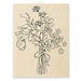 Stampendous - Wood Mounted Stamps - Sweet Pea Bouquet