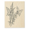 Stampendous - Wood Mounted Stamps - Lacy Butterflies