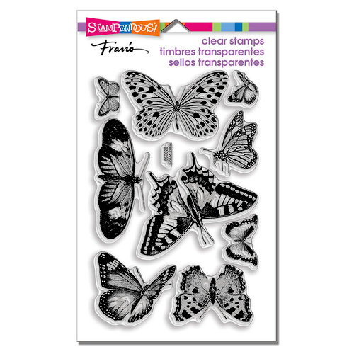 Stampendous - Clear Acrylic Stamps - Butterflies