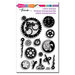 Stampendous - Clear Photopolymer Stamps - Steampunk Gears