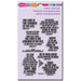 Stampendous - Clear Acrylic Stamps - Hope Verses