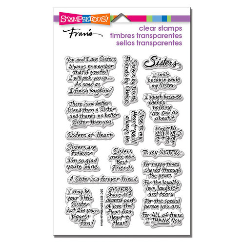 Stampendous - Clear Acrylic Stamps - Sisters