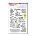 Stampendous - Christmas - Clear Acrylic Stamps - Joyful Phrases