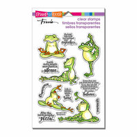 Stampendous - Clear Acrylic Stamps - Frog Yoga