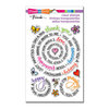 Stampendous - Clear Photopolymer Stamps - Circular Messages