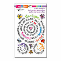 Stampendous - Clear Photopolymer Stamps - Circular Messages
