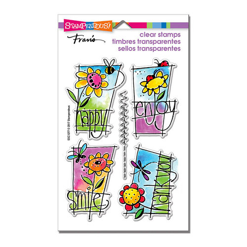 Stampendous - Clear Photopolymer Stamps - Window Messages