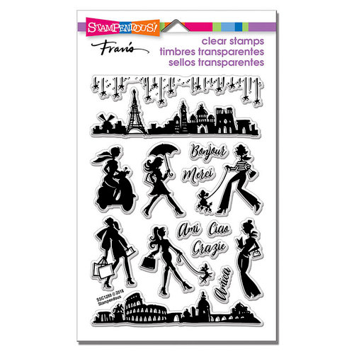 Stampendous - Clear Photopolymer Stamps - Sassy Travel