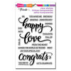 Stampendous - Clear Photopolymer Stamps - Big Words Happy