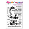 Stampendous - Clear Photopolymer Stamps - Big Words Thanks