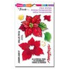 Stampendous - Christmas - Clear Acrylic Stamps - Poinsettia Parts
