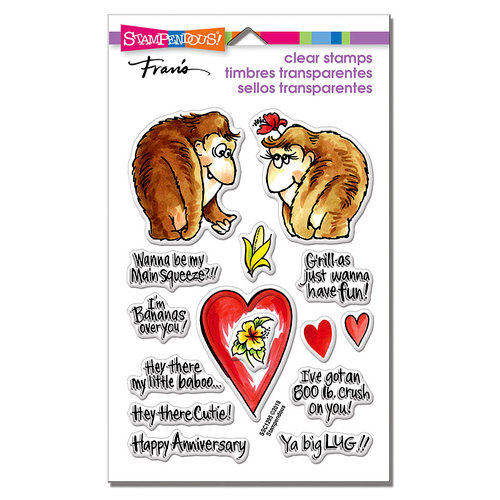 Stampendous - Clear Photopolymer Stamps - Gorilla Love