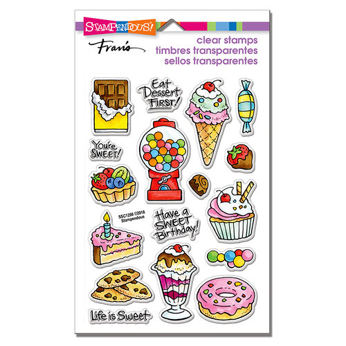 Stampendous - Clear Photopolymer Stamps - Sweet Treats