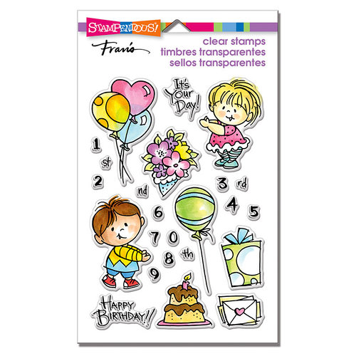 Stampendous - Clear Photopolymer Stamps - Birthday Kids